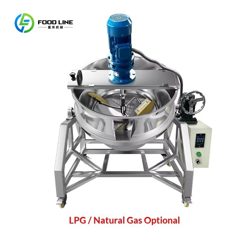 Hot Pot Electric - Geavanceerde volautomatische commerciële hotpot-saus roerbakmachine, bonenpasta-mixer,