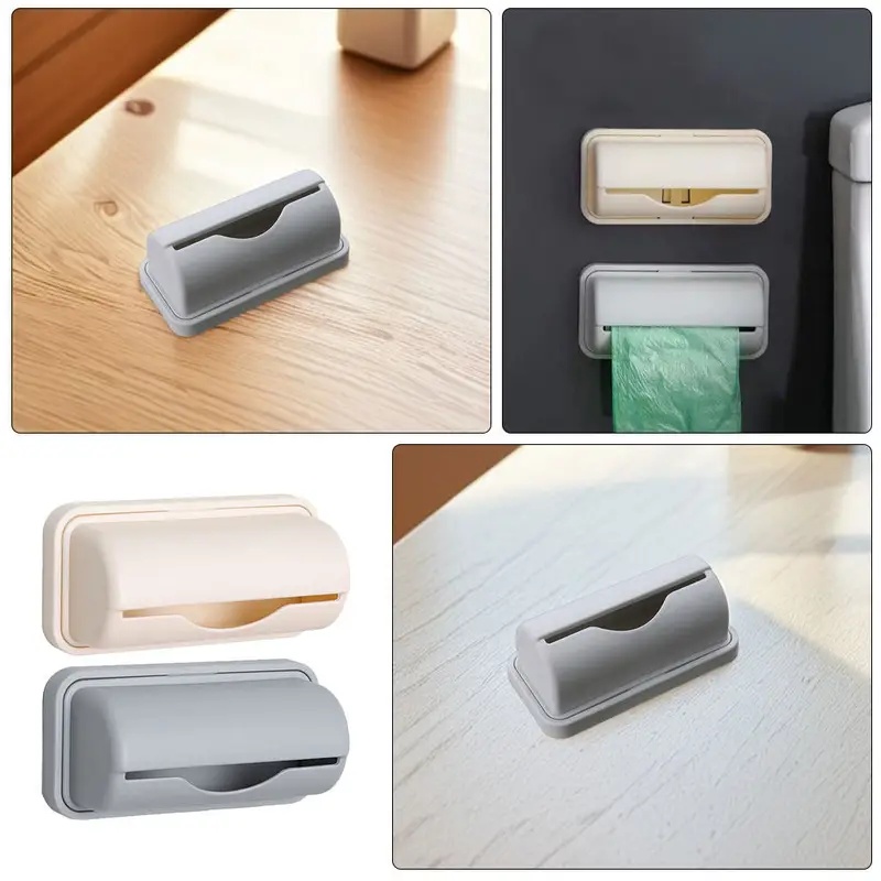 Kitchen Appliances Organizer - 1/2/3/4 Stuks Wandgemonteerde Afvalzakdispenser Keuken Essentiële