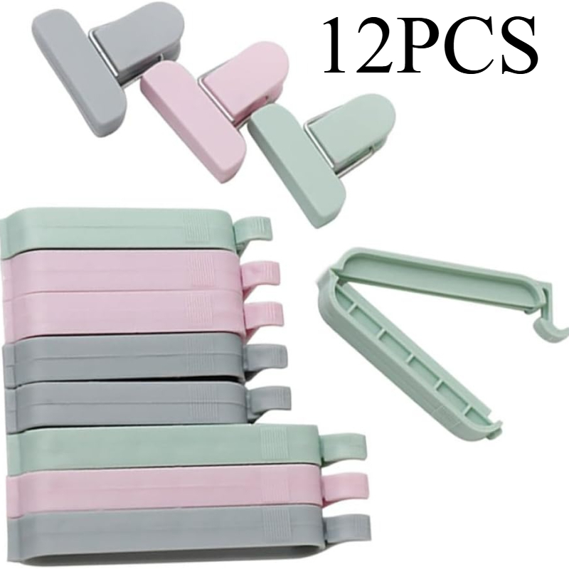 Kitchen Appliances Organizer - 12 stuks Gemengde Kleur Plastic Sluitclips