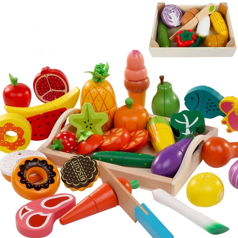 Kitchen Appliances Kids - DIY Leuke Houten Snijden Fruit Groente