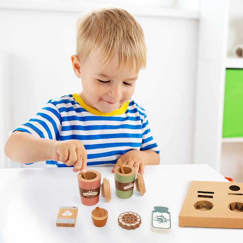 Houten koffiespeelgoedset voor - Kitchen Appliances Kids recensie en prijs